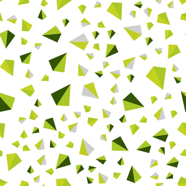 Light Green Yellow Vector Less Seamless Isometric Texture Triangular Style — стоковый вектор