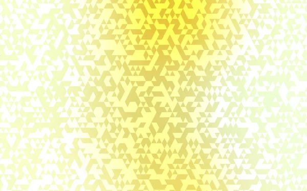 Světle Zelená Žlutá Vektorové Pozadí Trojúhelníky Dekorativní Zdobení Abstraktní Styl — Stockový vektor