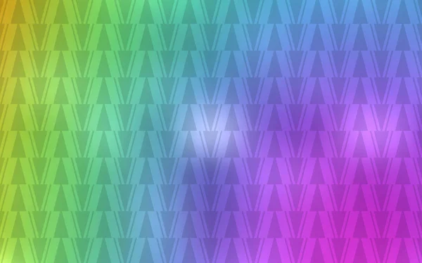 Licht Multicolor Vector Patroon Met Veelhoekige Stijl Decoratief Design Abstracte — Stockvector