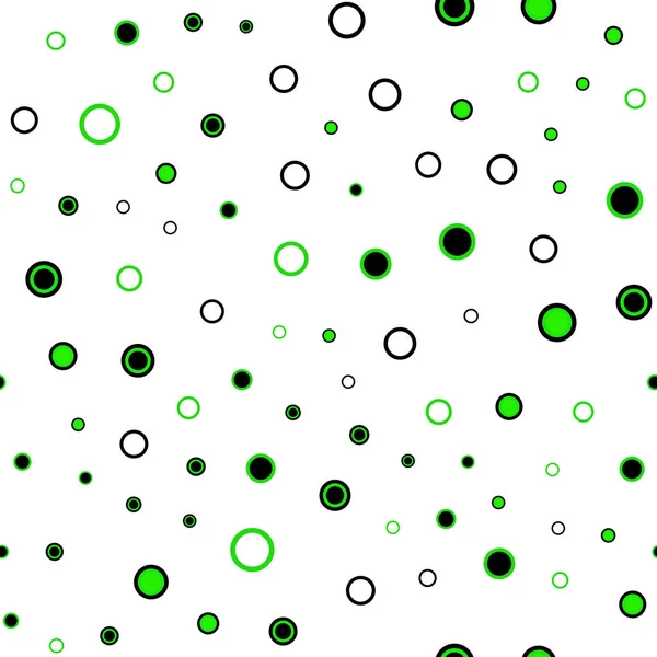 Licht Groen Vector Naadloze Lay Out Met Cirkel Vormen Moderne — Stockvector