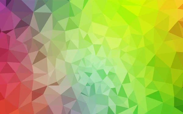 Licht Mehrfarbigen Vektor Leuchtenden Dreieckigen Hintergrund Kreative Illustration Halbtonstil Mit — Stockvektor