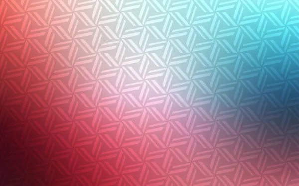 Azzurro Texture Vettoriale Rossa Con Stile Triangolare Illustrazione Astratta Glitter — Vettoriale Stock