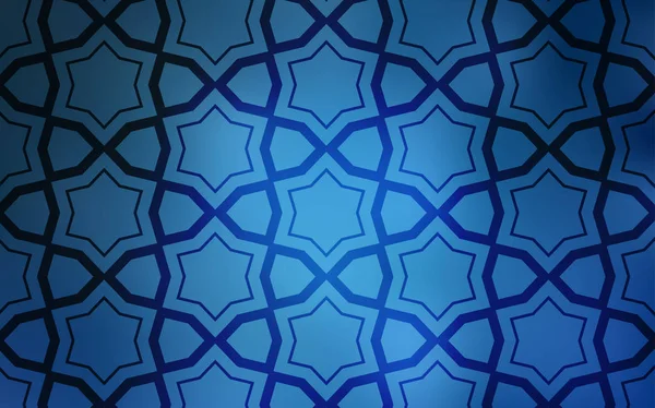 Textura Vetorial Azul Claro Com Belas Estrelas Ilustração Decorativa Com — Vetor de Stock