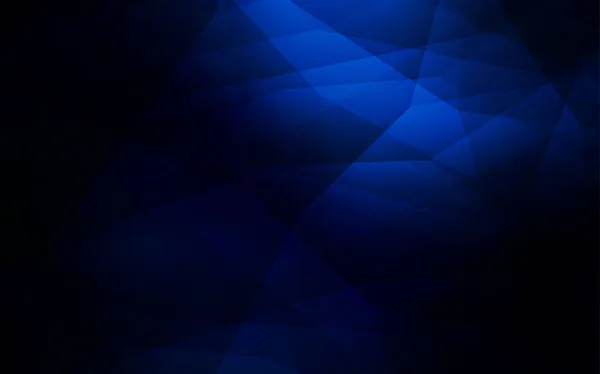 Dark Blue Vector Polygon Abstract Layout Ilustración Abstracta Moderna Con — Archivo Imágenes Vectoriales