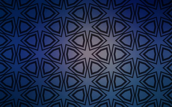 Rose Foncé Texture Vectorielle Bleue Avec Belles Étoiles Illustration Colorée — Image vectorielle