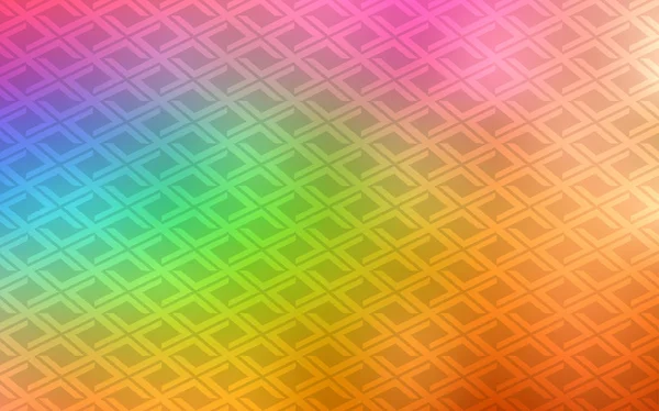 Lichte Multicolor Vector Patroon Vierkante Stijl Decoratieve Ontwerp Abstracte Stijl — Stockvector