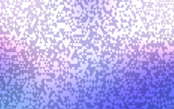 Licht Roze Blauw Vector Achtergrond Met Lijnen Driehoeken Driehoeken Abstracte — Stockvector