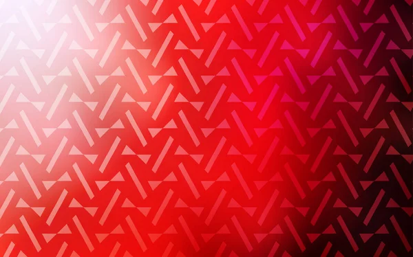 Світло Червона Векторна Текстура Трикутним Стилем Красива Ілюстрація Трикутниками Стилі — стоковий вектор