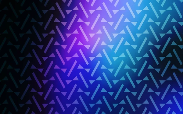 Темно Рожева Синя Векторна Текстура Трикутним Стилем Красива Ілюстрація Трикутниками — стоковий вектор