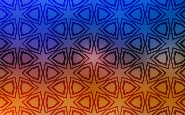 Bleu Clair Disposition Vectorielle Jaune Avec Des Étoiles Brillantes Illustration — Image vectorielle