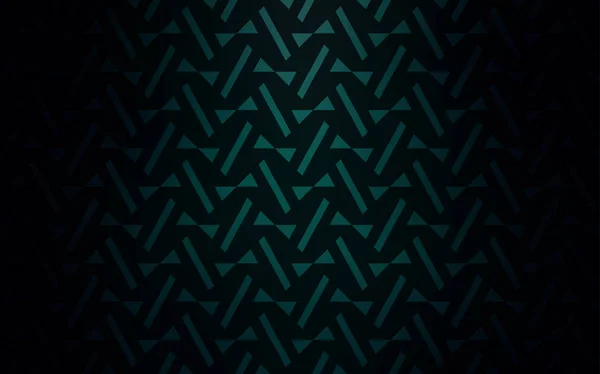 Темно Зелена Векторна Обкладинка Полігональним Стилем Декоративний Дизайн Абстрактному Стилі — стоковий вектор