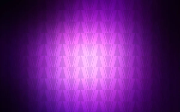 Modèle Vectoriel Violet Foncé Avec Lignes Triangles Design Décoratif Dans — Image vectorielle