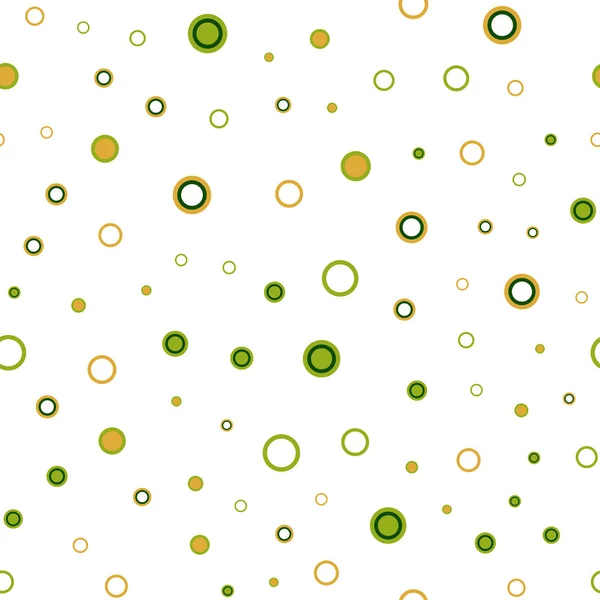 Tmavě Zelená Červená Vektorové Bezešvé Pozadí Tečkami Krásné Barevné Ilustrace — Stockový vektor