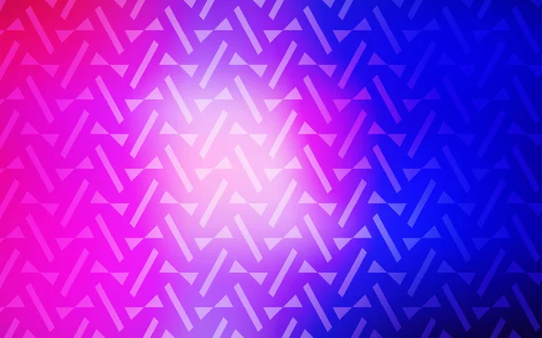 Светло Розовый Синий Векторный Узор Многоугольным Стилем Абстрактная Градиентная Иллюстрация — стоковый вектор