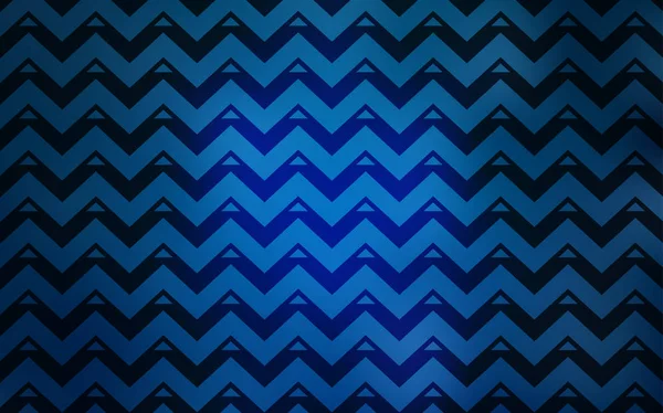 ライン トライアングルと青い光のベクトルの背景 カラフルな三角形 行のセットのイラストです 壁紙用のテンプレート — ストックベクタ
