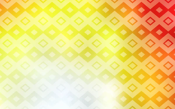 Светло Красный Желтый Векторный Чехол Полигональном Стиле Декоративный Дизайн Абстрактном — стоковый вектор