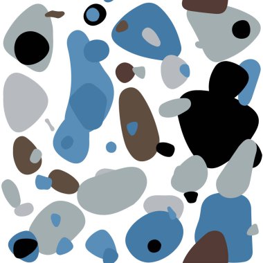 Açık mavi, sarı vektör noktalar ile sorunsuz kapak. Soyut illüstrasyon renkli baloncuklar doğa tarzı ile. Tekstil, kumaş, duvar kağıtları için tasarım.