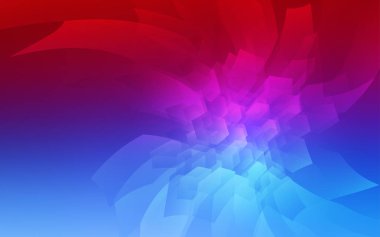 Açık mavi, kırmızı vektör arka plan ile altıgen yanarak bahislerin doğru. Soyut illüstrasyon renkli altıgenler ile. Desen olabilir reklam, kitapçıklar için.