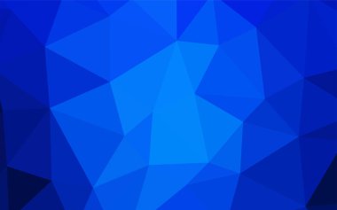 Hafif mavi vektör soyut mozaik zemin. Üçgen geometrik örnek gradyan ile. Marka kitap için yeni şablon.