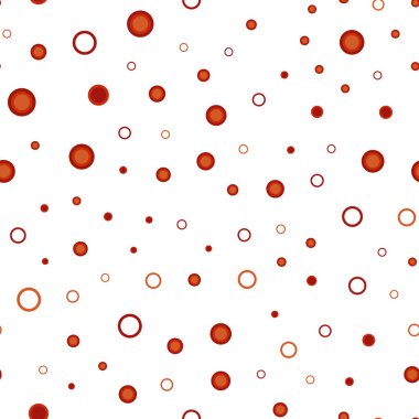 Işık kırmızı, sarı vektör sorunsuz şablon daireler ile. Bulanık daireler doğa tarzı ile güzel renkli resimde. Duvar kağıdı, kumaş üreticileri için modaya uygun bir tasarım.