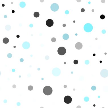 Açık mavi, vektör küreler ile seamless modeli yeşil. İllüstrasyon renkli soyut daireler parlayan ayarlanmış. Tekstil, kumaş, duvar kağıtları için tasarım.