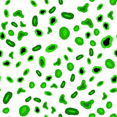 Işık yeşil vektör daireler ile sorunsuz şablonu. Renkli gradyan ile arka plan üzerinde bulanık kabarcıklar. Tekstil, kumaş, duvar kağıtları için tasarım.