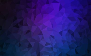 Koyu mavi vektör soyut mozaik arka plan. Gradyan ile poligonal soyut resim. Tamamen yeni bir tasarım sizin broşürü.