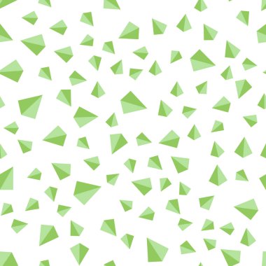 Açık yeşil, kırmızı vektör kesintisiz, izometrik zemin çizgili, üçgenler. İllüstrasyon renkli üçgenler dizi. Desen tasarım kumaş, duvar kağıtları.