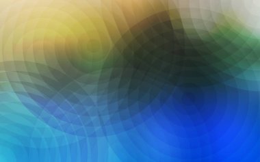 Açık mavi, küreli yeşil vektör deseni. Doğa tarzında bulanık halkaları olan güzel renkli çizimler. Marka kitabın için tamamen yeni bir şablon.