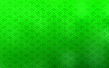 Açık yeşil arkaplan, dikdörtgenler, kareler. Dikdörtgenli soyut gradyan çizimi. İniş sayfası için modern şablon.