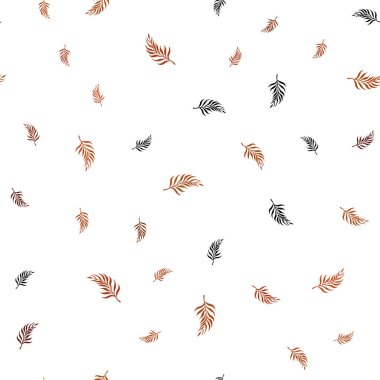 Koyu kırmızı yaprakları ile Dikişsiz doğal desen vektör. gradyan ile zarif doğal desen yapraklarda. Kartvizit, Web siteleri için şablon.