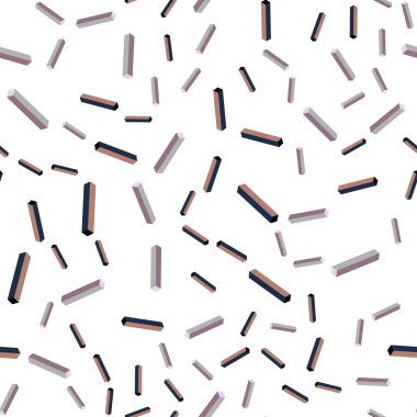 Koyu pembe, sarı kesintisiz, izometrik arka plan düz çizgiler ile vektör. Modern geometrik soyut illüstrasyon hatları ile. Doku pencere panjur, perdeler için.