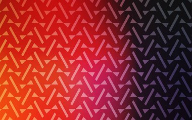 Pembe ışık, vektör zemin çizgili, üçgenler sarı. Üçgen, satırları ile soyut degrade illüstrasyon. Duvar kağıtları için şablon.