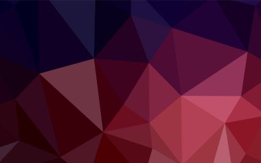 Hafif mavi vektör degrade üçgenler desen. Çokgen şekilleri ile bir örnek. Afiş için tamamen yeni şablon.