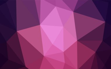 Koyu mor vektör parlayan üçgen zemin. Gradyan ile poligonal soyut resim. Web siteniz için yeni bir doku.