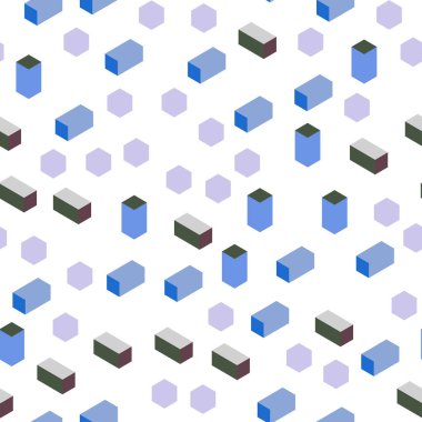 Açık mavi, yeşil vektör kesintisiz, izometrik kapak poligonal tarzı. Glitter soyut resim dikdörtgen şekiller ile. Tasarım için duvar kağıdı, kumaş üreticileri.