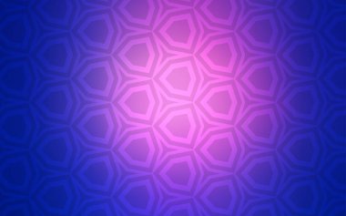 Açık mavi, kırmızı vektör kapak altıgenler dizi. Renkli altıgenler bulanıklık zemin üzerinde. Desen reklamınız kitapçıklar için.