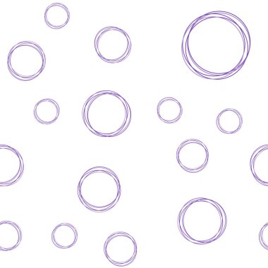 Hafif mor vektör disklerle sorunsuz doku. Bulanık damla Glitter soyut Illustration yağmur. Desen için modaya uygun Kumaş, duvar kağıtları.