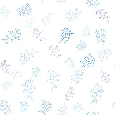 Hafif pembe, mavi vektör sorunsuz zarif arka plan dalları ile. İllüstrasyon soyut şablonundaki karalamalar ile. Kartvizit, Web siteleri için şablon.