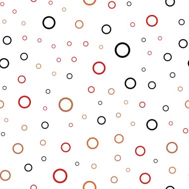 Işık turuncu vektör sorunsuz zemin noktalar ile. Bulanık daireler doğa tarzı ile güzel renkli resimde. Desen doku duvar kağıdı olarak kullanılabilir.