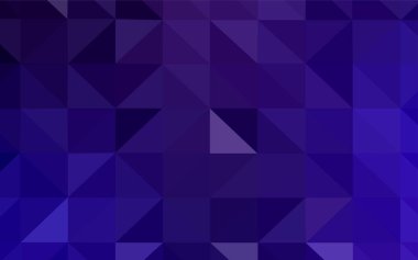 Açık Pembe, mavi vektör üçgen çizim. Üçgenlerden oluşan parlayan çokgen çizimler. Cep telefonunun arka planının şablonu.