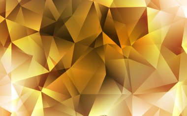 Koyu turuncu vektör doku üçgen tarzı. Üçgen doğa tarzı ile güzel illüstrasyon. Şablon arka plan olarak kullanılabilir.