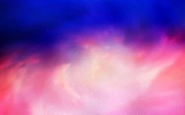 Açık mavi, kırmızı vektör arka plan gökada yıldız ile. Büyükayı yıldız ile modern soyut resim. Desen Astroloji Web siteleri için.