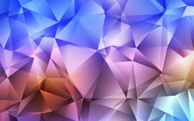 Açık mavi, vektör desen poligonal tarzı sarı. Modern Soyut illüstrasyon renkli üçgenler ile. Desen Web siteleri için kullanılabilir.