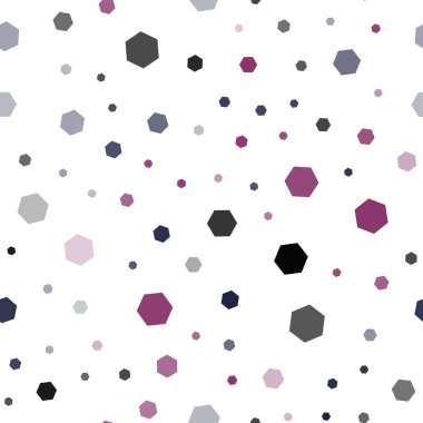 Koyu pembe, mavi altıgen tarzı sorunsuz şablon vektör. Soyut illüstrasyon renkli altıgenler ile. Desen-ebilmek var olmak kullanılmış için açılış sayfaları.