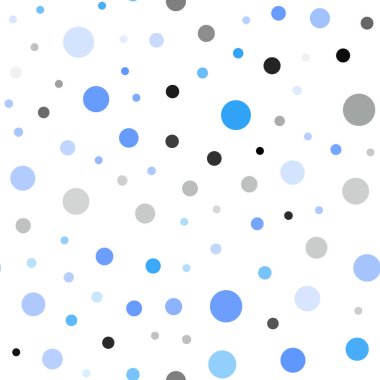 Hafif mavi vektör sorunsuz zemin noktalar ile. Kabarcıkları ile soyut tarzda bulanık dekoratif tasarım. Kartvizit, Web siteleri için şablon.