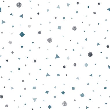 Açık mavi, yeşil vektör sorunsuz kapak daireler ile poligonal tarzı ile. Daire, üçgen, küpleri ile soyut degrade illüstrasyon. Kartvizit, Web siteleri için şablon.