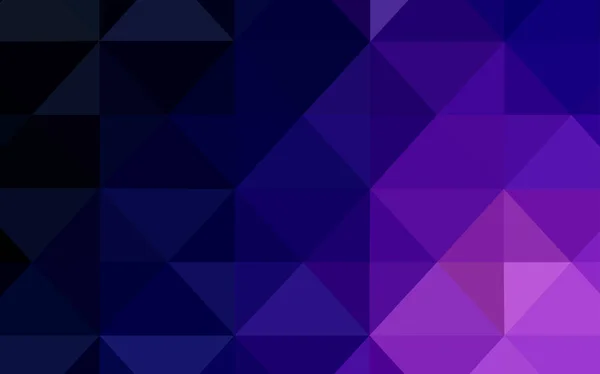 Tmavě Fialové Vektor Mnohoúhelník Abstraktní Rozložení Zářivé Barevné Ilustrace Trojúhelníky — Stockový vektor