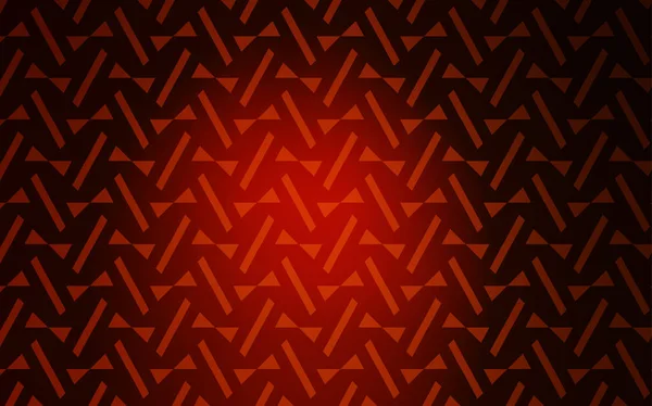 Темно Красный Векторный Фон Треугольниками Линиями Декоративный Дизайн Абстрактном Стиле — стоковый вектор