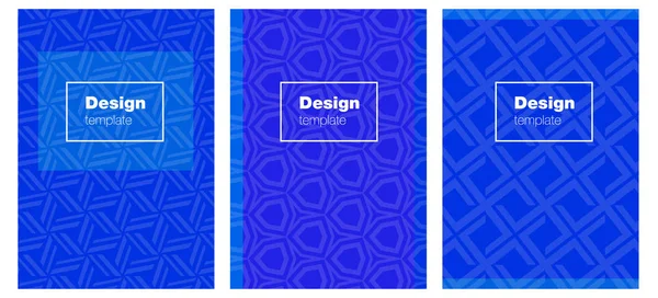 仕訳帳の光青いベクトル テンプレートです テキスト ボックスと抽象的なスタイルでぼやけた装飾的なデザイン ビジネス書籍 雑誌のパターン — ストックベクタ